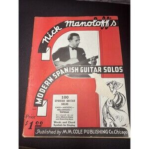 Nick Manoloffs Modern Spanish Guitar Solos Book 1935